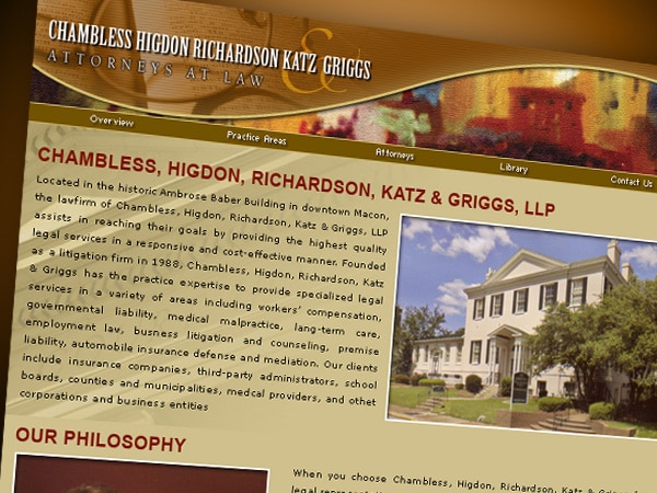 Chambless Higdon Richardson Katz Griggs Attorneys Website