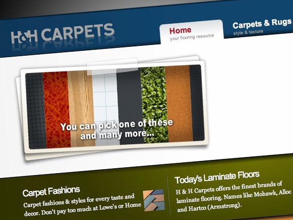 H&H Carpets Website