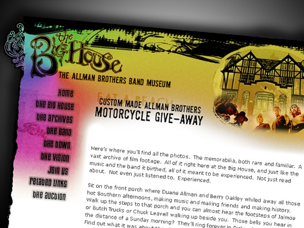The Allman Brothers Band Museum at The Big House Website