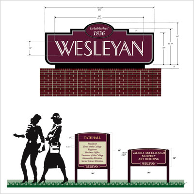 Wesleyan Sign